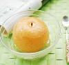 Quả lê hấp đường phèn trị ho hiệu quả